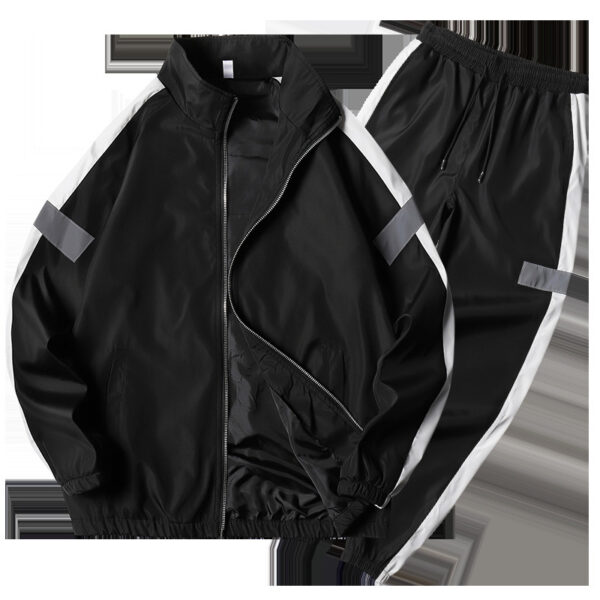Leggings Pants Stand Collar Jacket Sportswear Suit Men - Image 5