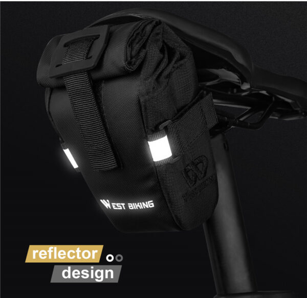 Bicycle Bag Mountain Bike Road Bike Folding Tail Bag Rear Seat Bag Riding Equipment Accessories - Image 5