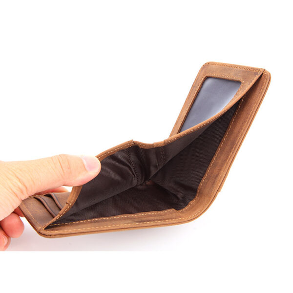 European and American RFID Men's Leather Wallet - Image 5