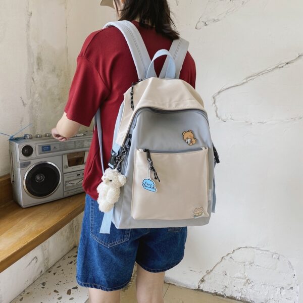 Schoolbag Female New Korean Version Of The Trend Of College Style Ins Girl Backpack Japanese Junior High School Student Backpack - Image 6