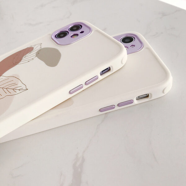 Compatible With , Compatible With  , Vintage Leaf Flower  Phone Case Shockproof Soft Back Cover - Image 5