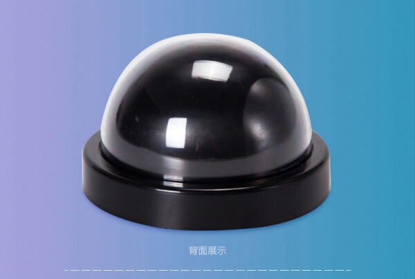 Black Plastic Smart Indoor Outdoor Dummy Home Dome Fake CCTV Security Camera With Flashing Red LED Light - Image 7