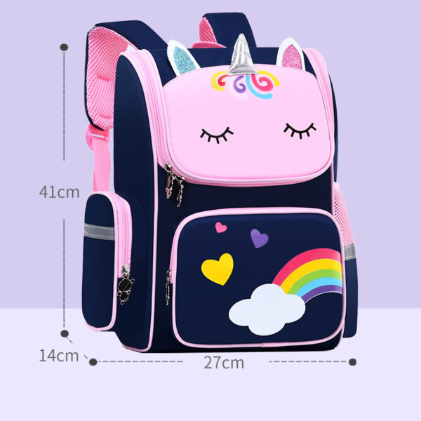 Childrens School Bags Primary School Students Grades 1 to 6 Printing - Image 2