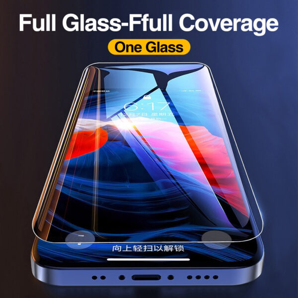 Compatible With Apple, 4Pcs Full Cover Tempered Glass For  12 Pro Max Screen - Image 3