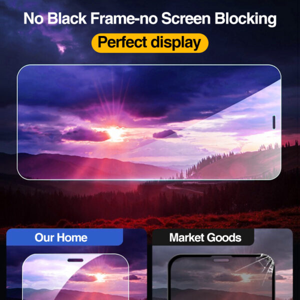 Compatible With Apple, 4Pcs Full Cover Tempered Glass For  12 Pro Max Screen - Image 2