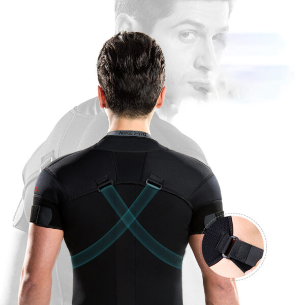 Badminton Adjustable Sports Shoulder Guard Breathable - Image 4