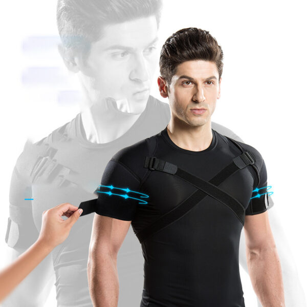 Badminton Adjustable Sports Shoulder Guard Breathable - Image 3