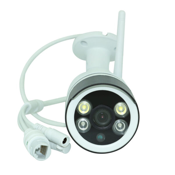 Wireless Card Gun Machine Outdoor Waterproof Wifi Surveillance Camera Infrared White Light Home Cctv - Image 4