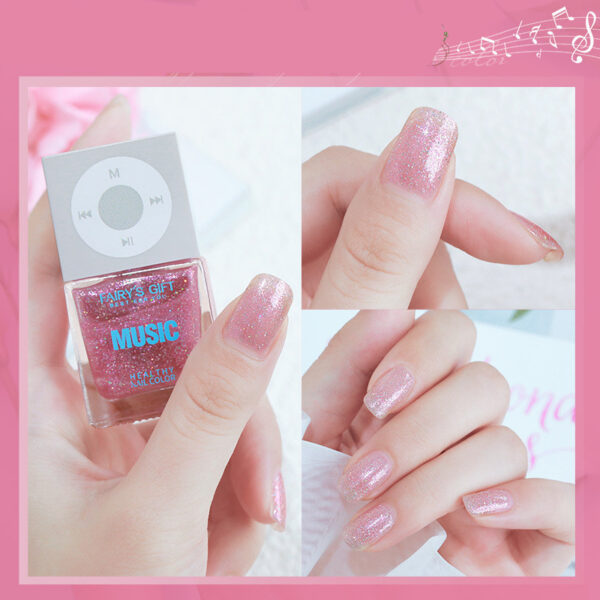 Odorless, Baking-free Nail Polish, Non-peelable Oily Nail Polish, Cherry Color Nail Polish - Image 9