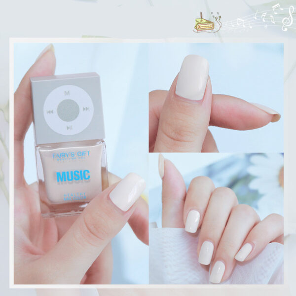 Odorless, Baking-free Nail Polish, Non-peelable Oily Nail Polish, Cherry Color Nail Polish - Image 2