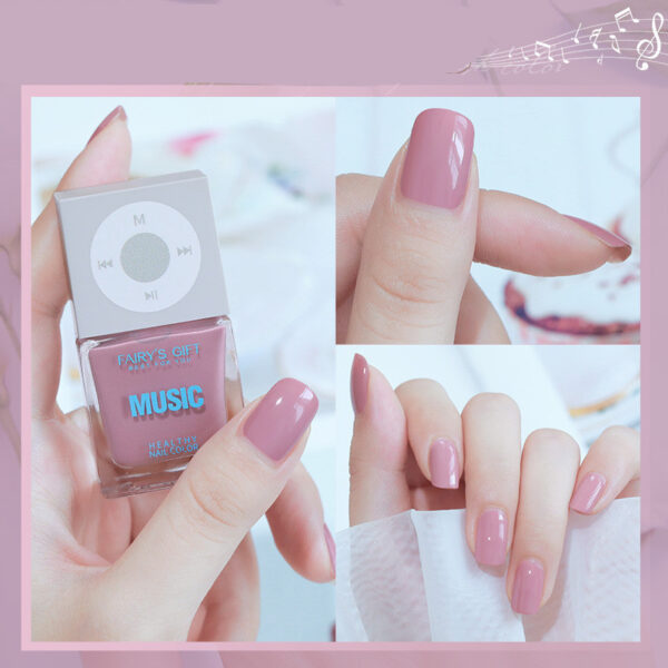 Odorless, Baking-free Nail Polish, Non-peelable Oily Nail Polish, Cherry Color Nail Polish - Image 10