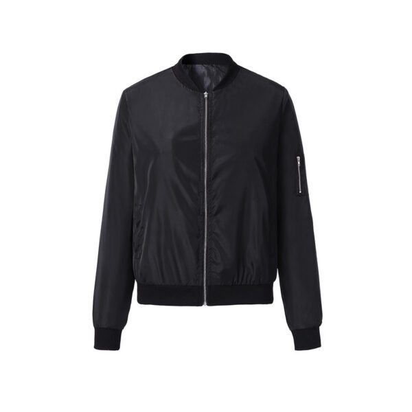 Sportswear Short Bomber Jacket Coat Autumn Women - Image 5