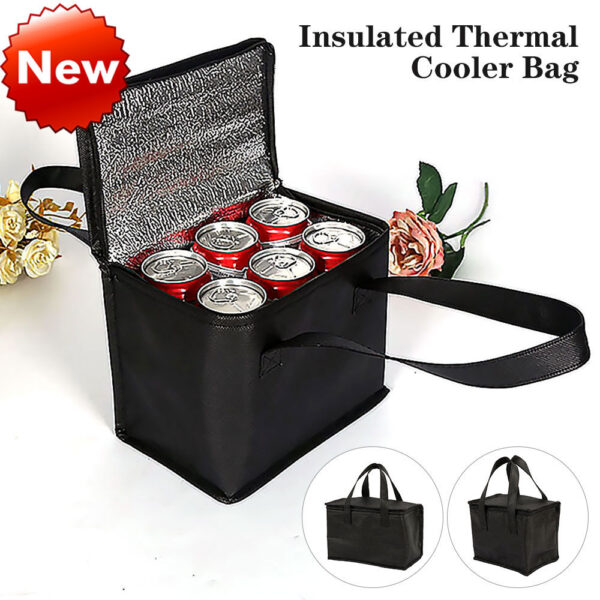 D Thermal Bag Drink Carrier Insulated Bags Food Delivery Bag - Image 3