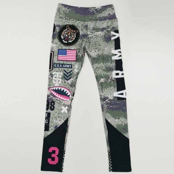 Sport Pants Fitness Leggings Women  Gym Army Sportswear - Image 5