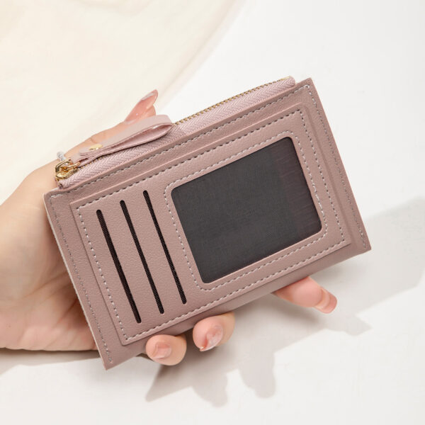 Lightweight Ultra-thin Korean Fashion Zipper Women's Short Wallet - Image 8
