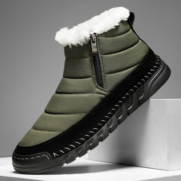 Plus Size Snow Boots Men's Outdoor Thickened Warm - Image 5