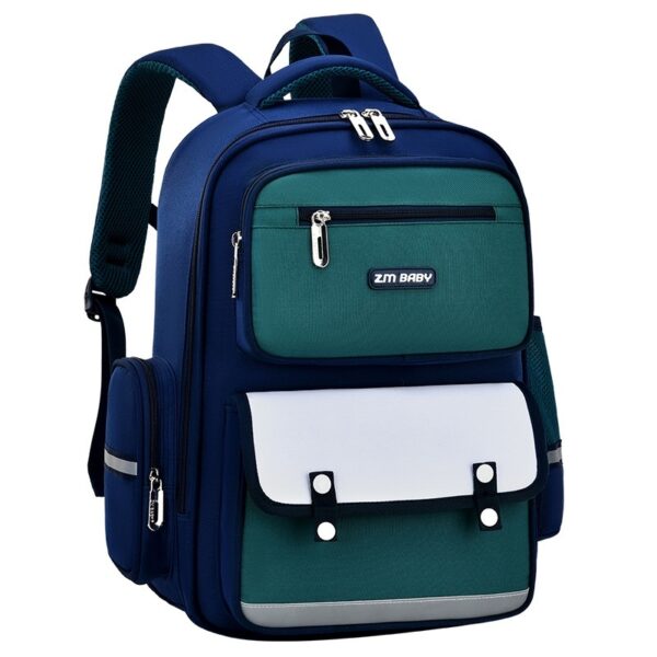 Primary School Student Schoolbag Male Grade 1-3-6 Portable Burden Alleviation Large Capacity Children's Schoolbag Backpack - Image 9
