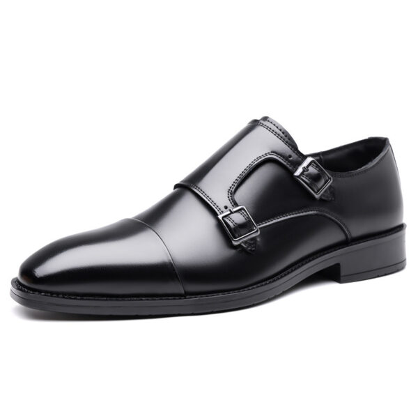 Leather Shoes Men's Business Shoes Oxford - Image 3