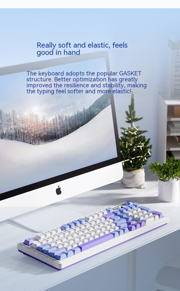 Wireless Bluetooth Mute Keyboard E-sports Office Keyboard - Image 2