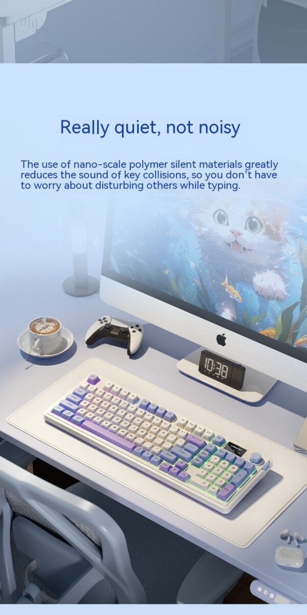 Wireless Bluetooth Mute Keyboard E-sports Office Keyboard - Image 10