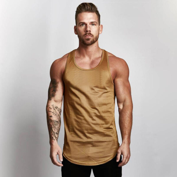 Gym clothes tank top sportswear vest men - Image 6