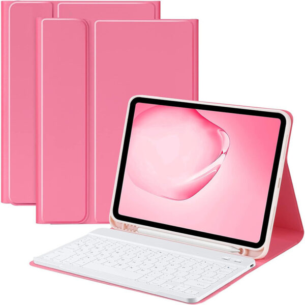 Suitable For Keyboard Protective Case Lightweight Built-in Left Pen Holder Bluetooth Keyboard Leather Sheath - Image 5