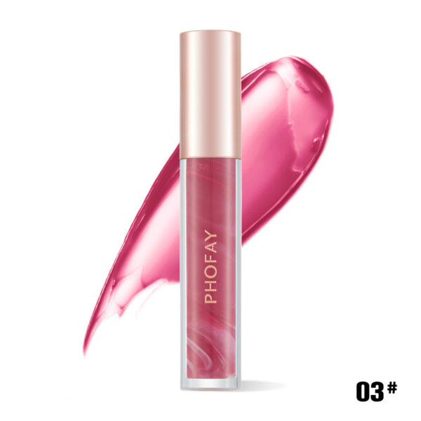 PHOFAY Rose Blooming Hydrating Lip Gloss - Image 4