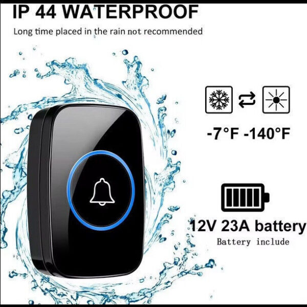 A 1-on-1 Black Doorbell - Image 2