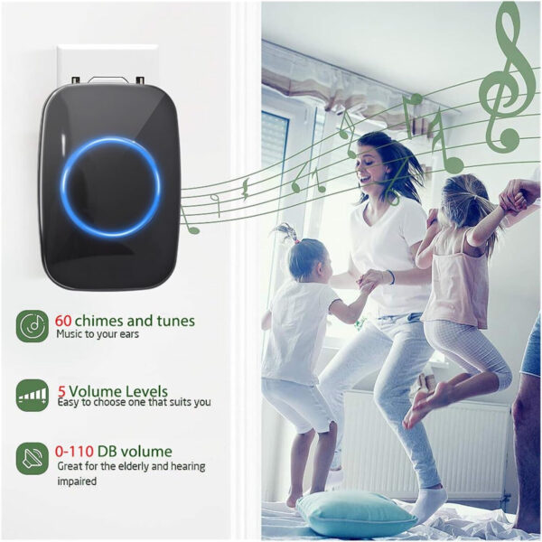 A 1-on-1 Black Doorbell - Image 5