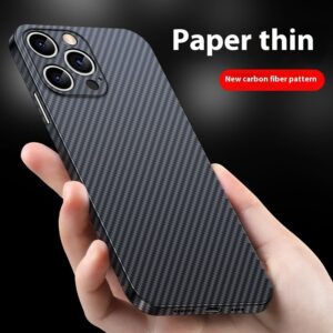 Carbon Fiber Pattern Ultra-thin Hard Shell Phone Case