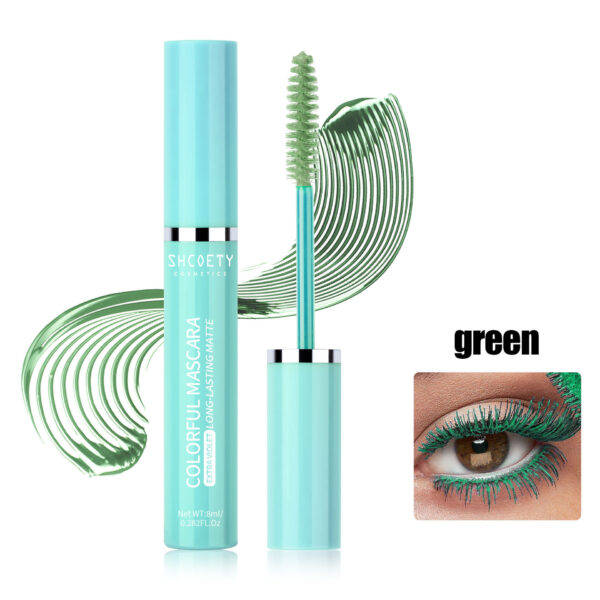 Color Mascara Waterproof Not Smudge Long Thick - Image 9