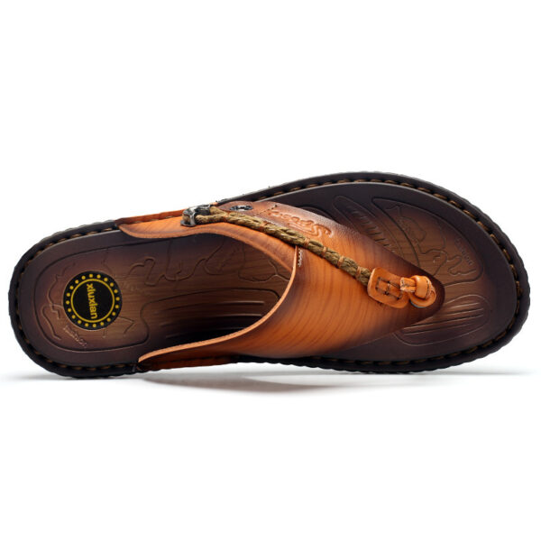 Plus Size Herringbone Outdoor Slippers - Image 7