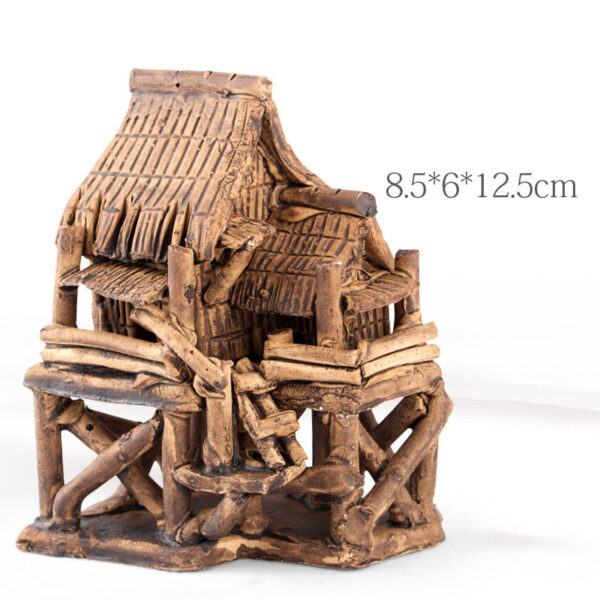 Porcelain Houses Ancient Aquarium Aquarium Landscape Decoration - Image 10