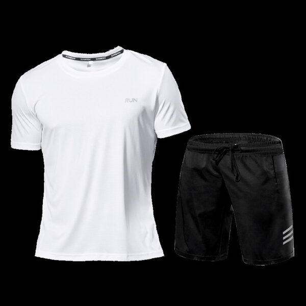 Men Sports Suit Breathable Athletic Wear Sportswear Running - Image 9