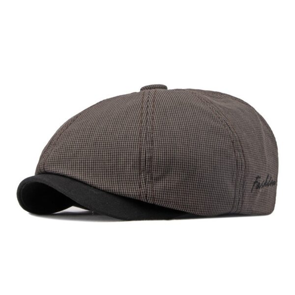 Spring And Summer Thin Breathable Octagonal Cap Male - Image 3