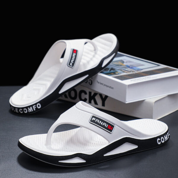 Men's Wear-resistant Casual Outdoor Wear Slippers For Summer Soft Back Thick Back Fashion Flip-flop - Image 7
