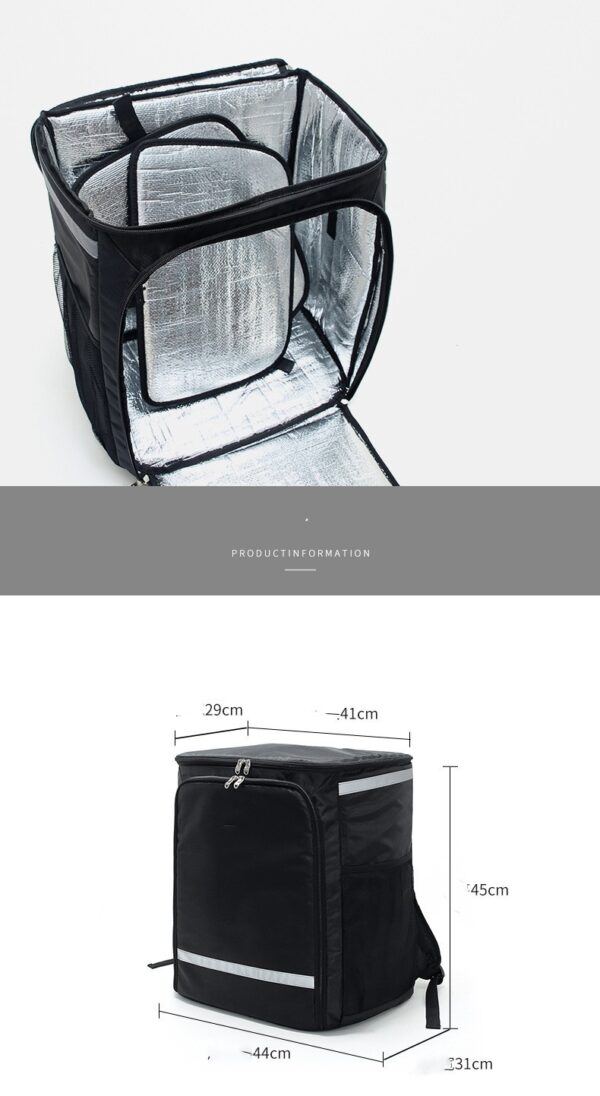 Food Delivery Container Meal Delivery Insulated Bag - Image 4