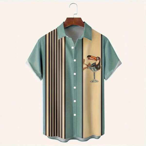 Men's 3D Printed All-matching Retro Fashion Shirt - Image 5