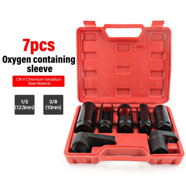 7x OXYGEN INJECTOR SENSOR SOCKET REMOVAL SET TOOL ENGINE 22MM27MM29MM 15-20 - Image 10
