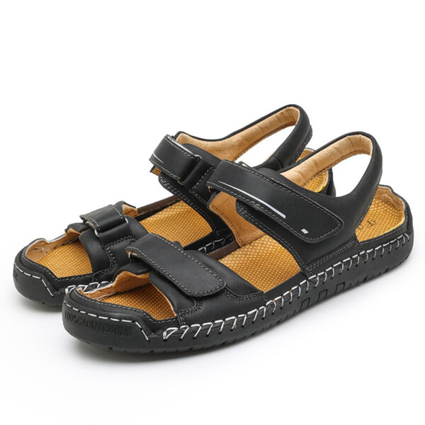 Men's Sandals Casual Trend Leather Sandals Men's Wholesale - Image 4