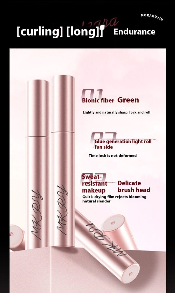 Mascara Waterproof Not Smudge Long Lasting Smear-proof Makeup - Image 3