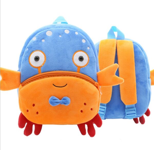 Cute Plush Backpacks Kindergarten Cartoon School Bags Children Animal Toys Bag - Image 5
