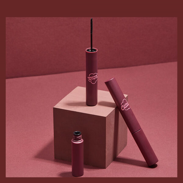 Red wine chocolate Mascara Crul Waterproof  Slim shaping - Image 2