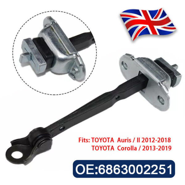 Rear Door Hinge Stop Check Strap Limitery Right Left Fits   Auris II 12-18
