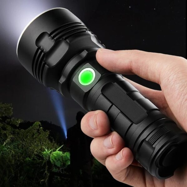 Strong Flashlight Focusing Led  Light Rechargeable Super Bright LED Outdoor Xenon Lamp - Image 5