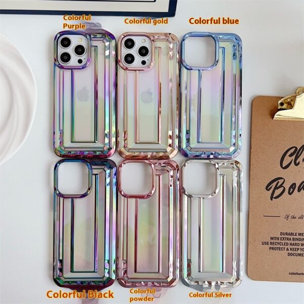 Electroplating Laser IPhone15pro Max Suitable For 14 Creative Phone Case 12 Colorful 15pro Female - Image 3