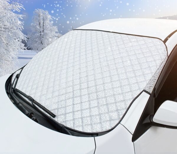 Car snow block front windshield antifreeze cover winter front gear snowboard windshield snow cover frost guard - Image 10