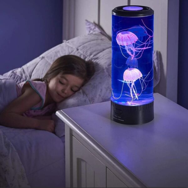 LED Jellyfish Aquarium Lamp Night Light USB Powered - Image 9