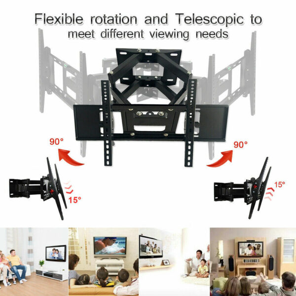 TV Wall Bracket Mount Tilt Swivel LG  32 40 43 50 55 65 70 Inch - Image 5