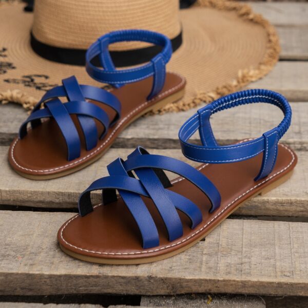 Women's Fashion Flat Bottomed Korean Sandals - Image 6